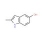 5-Hydroxy-2-methylindole (CAS 13314-85-7) - chemical structure image