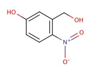 5-Hydroxy-2-nitrobenzyl alcohol (CAS 60463-12-9) - chemical structure image