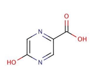 5-Hydroxy-2-pyrazinecarboxylic acid (CAS 34604-60-9) - chemical structure image