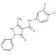 5-Hydroxy-3-methyl-1-phenyl-1H-pyrazole-4-carboxylic acid (3,4-dichloro-phenyl)-amide 的分子结构 5-Hydroxy-3-methyl-1-phenyl-1H-pyrazole-4-carboxylic acid (3,4-dichloro-phenyl)-amide - chemical structure image