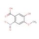 5-hydroxy-4-methoxy-2-nitrobenzoic acid (CAS 31839-20-0) - chemical structure image