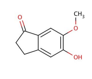 5-Hydroxy-6-methoxy-1-indanone (CAS 127399-78-4) - chemical structure image
