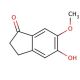 5-Hydroxy-6-methoxy-1-indanone (CAS 127399-78-4) - chemical structure image