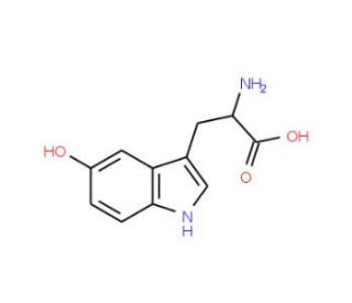 5-Hydroxy-L-tryptophan (CAS 4350-09-8) - chemical structure image