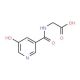 [(5-Hydroxy-pyridine-3-carbonyl)-amino]-acetic acid - chemical structure image