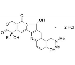 5-Hydroxy Topotecan Dihydrochloride (Mixture of Diastereomers) - chemical structure image