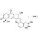 5-Hydroxy Topotecan Dihydrochloride (Mixture of Diastereomers) - chemical structure image