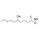 5-Hydroxydecanoate sodium salt (CAS 71186-53-3) - chemical structure image