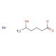 5-hydroxyhexanoic acid sodium salt (CAS 185956-02-9) - chemical structure image