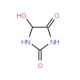 5-Hydroxyhydantoin (CAS 29410-13-7�) - chemical structure image