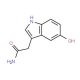 5-Hydroxyindole-3-acetamide (CAS 103404-85-9) - chemical structure image