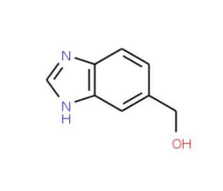 5-(Hydroxymethyl)-1H-benzimidazole (CAS 106429-29-2) - chemical structure image