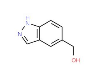 5-(Hydroxymethyl)-1H-indazole (CAS 478828-52-3) - chemical structure image