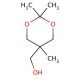 5-Hydroxymethyl-2,2,5-trimethyl-1,3-dioxane 的分子结构, CAS编号: 3663-46-5 5-Hydroxymethyl-2,2,5-trimethyl-1,3-dioxane (CAS 3663-46-5) - chemical structure image