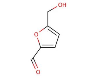 5-Hydroxymethyl-2-furaldehyde (CAS 67-47-0) - chemical structure image