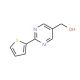 5-(Hydroxymethyl)-2-thien-2-ylpyrimidine (CAS 921939-13-1) - chemical structure image