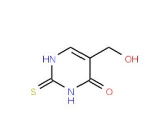 5-(Hydroxymethyl)-2-thiouracil (CAS 93185-31-0) - chemical structure image