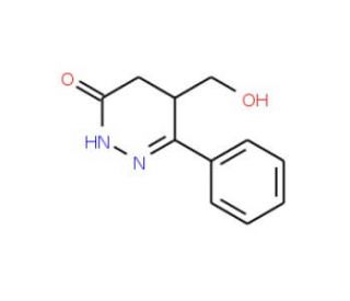 5-(Hydroxymethyl)-6-phenyl-4,5-dihydro-2H-pyridazin-3-one (CAS 23239-13-6) - chemical structure image