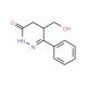 5-(Hydroxymethyl)-6-phenyl-4,5-dihydro-2H-pyridazin-3-one (CAS 23239-13-6) - chemical structure image