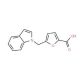 5-Indol-1-ylmethyl-furan-2-carboxylic acid (CAS 876881-48-0) - chemical structure image