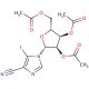 5-Iodo-1-(2′,3′,5′-tri-O-acetyl-β-D-ribofuranosyl)-imidazo-4-carbonitrile - chemical structure image