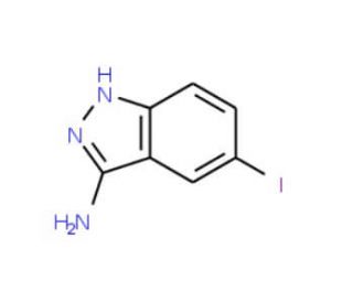 5-Iodo-1H-indazol-3-amine (CAS 88805-76-9) - chemical structure image