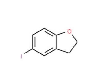 5-Iodo-2,3-dihydrobenzo[b]furan (CAS 132464-84-7) - chemical structure image