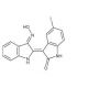 5-Iodo-indirubin-3′-monoxime - chemical structure image