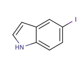 5-Iodoindole (CAS 16066-91-4) - chemical structure image