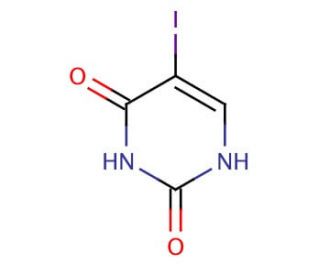 5-Iodouracil (CAS 696-07-1) - chemical structure image
