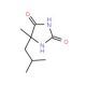 5-isobutyl-5-methylimidazolidine-2,4-dione (CAS 27886-67-5) - chemical structure image