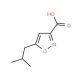 5-Isobutyl-isoxazole-3-carboxylic acid - chemical structure image