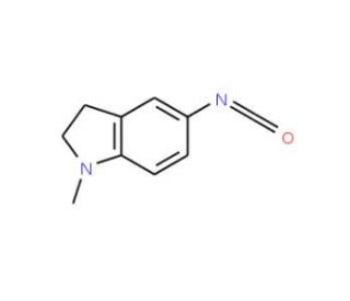 5-Isocyanato-1-methylindoline (CAS 921938-71-8) - chemical structure image