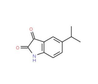 5-Isopropyl-1H-indole-2,3-dione (CAS 150560-58-0) - chemical structure image