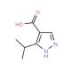 5-isopropyl-1H-pyrazole-4-carboxylic acid - chemical structure image