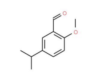 5-Isopropyl-2-methoxybenzaldehyde (CAS 85902-68-7) - chemical structure image