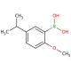 5-Isopropyl-2-methoxyphenylboronic acid 的分子结构, CAS编号: 216393-63-4 5-Isopropyl-2-methoxyphenylboronic acid (CAS 216393-63-4) - chemical structure image