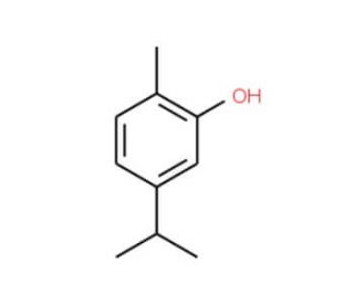5-Isopropyl-2-methylphenol (CAS 499-75-2) - chemical structure image