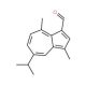 5-isopropyl-3,8-dimethylazulene-1-carbaldehyde (CAS 3331-47-3) - chemical structure image