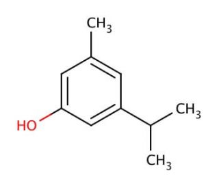 5-Isopropyl-3-methylphenol - chemical structure image