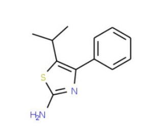 5-isopropyl-4-phenyl-1,3-thiazol-2-amine (CAS 953732-52-0) - chemical structure image