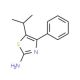5-isopropyl-4-phenyl-1,3-thiazol-2-amine (CAS 953732-52-0) - chemical structure image