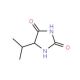 5-isopropylimidazolidine-2,4-dione (CAS 16935-34-5) - chemical structure image