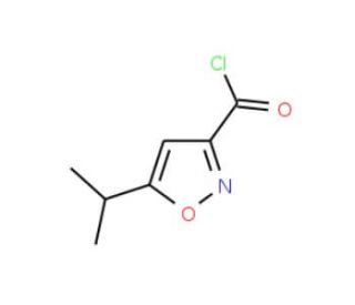 5-Isopropylisoxazole-3-carbonyl chloride - chemical structure image