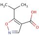 5-Isopropylisoxazole-4-carboxylic acid (CAS 134541-05-2) - chemical structure image
