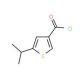 5-isopropylthiophene-3-carbonyl chloride - chemical structure image