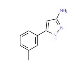 5-m-Tolyl-2H-pyrazol-3-ylamine (CAS 80568-96-3) - chemical structure image