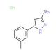 5-m-Tolyl-2H-pyrazol-3-ylamine hydrochloride - chemical structure image
