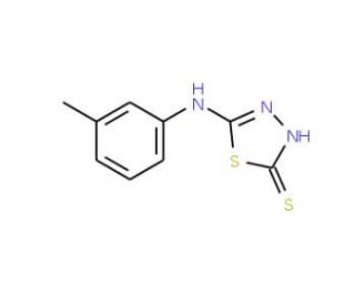 5-m-Tolylamino-[1,3,4]thiadiazole-2-thiol (CAS 52494-32-3) - chemical structure image