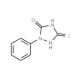 5-mercapto-2-phenyl-1,2-dihydro-3H-1,2,4-triazol-3-one - chemical structure image